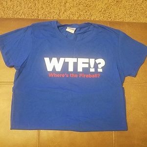 Ladies medium WTF Fireball Whiskey shirt
